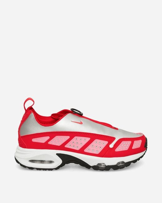 Nike Women S Air Max Sndr Sneakers Silver / Fusion Red