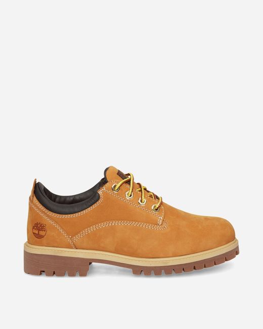 Timberland Brown Heritage Lace Up Shoes Wheat for men