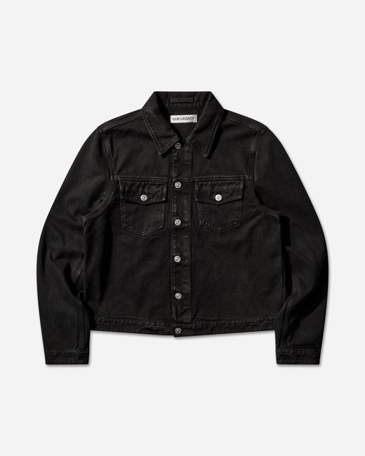Our Legacy Black S Origin Jacket Overdyed Highway for men