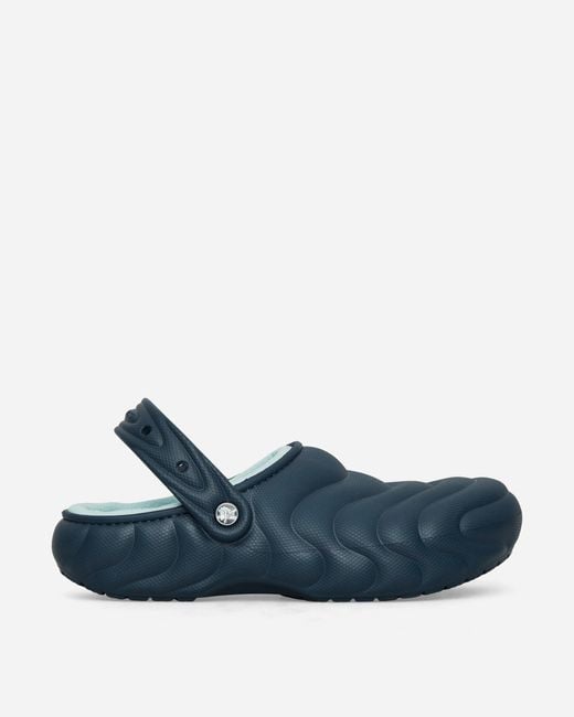 CROCSTM Blue Classic Lined Overpuff Clogs Nightfall for men