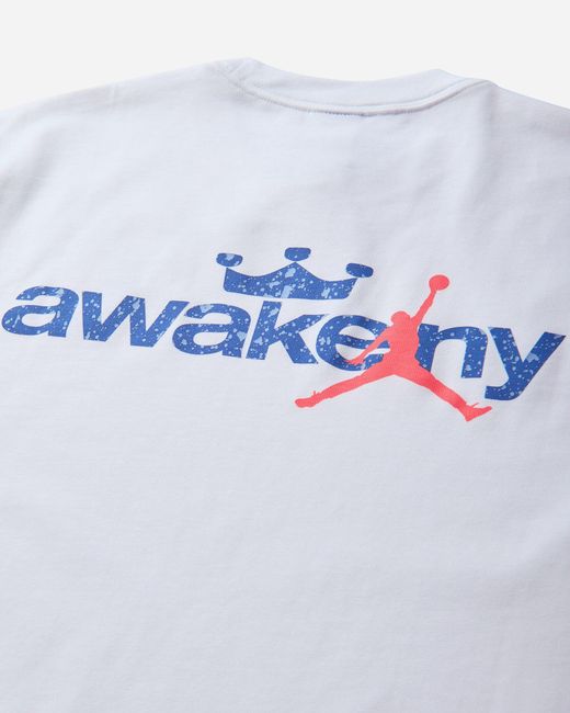 Nike White Awake Ny T-Shirt Light Royal Infrared for men