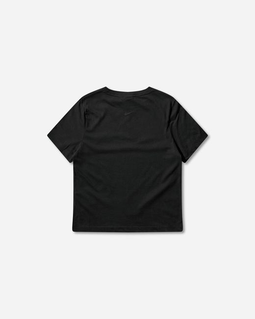 Nike Black Women S Slim Shortsleeve Burnout Logo Top