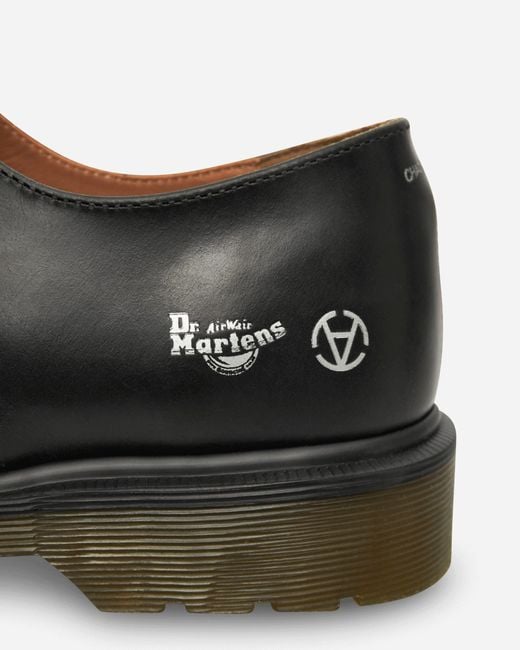 Dr. Martens Black Slam Jam 1461 Outlier Steel Toe Shoes for men