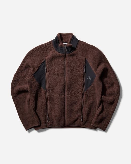 Roa Brown S Polartec Fleece Jacket Dark for men