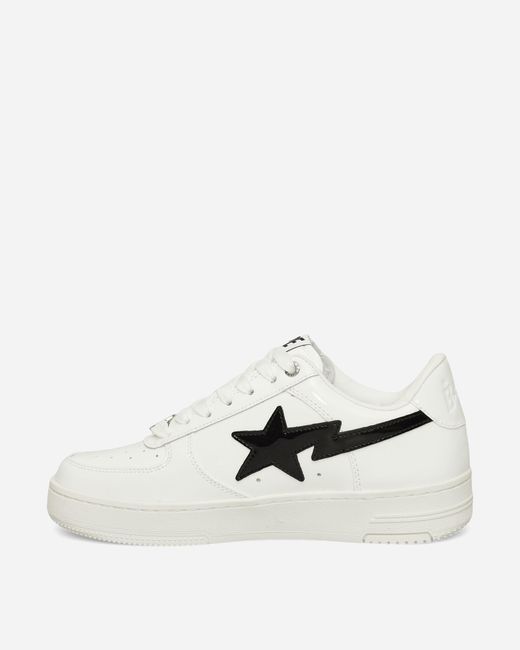 A Bathing Ape White Bape Sta 1 M2 Sneakers for men