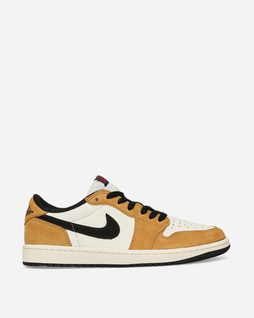 Nike Multicolor Air Jordan 1 Low Sneakers Sail Golden Harvest for men