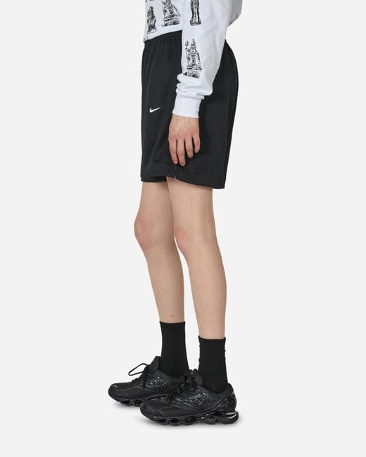 Nike Black Solo Swoosh Mesh Shorts