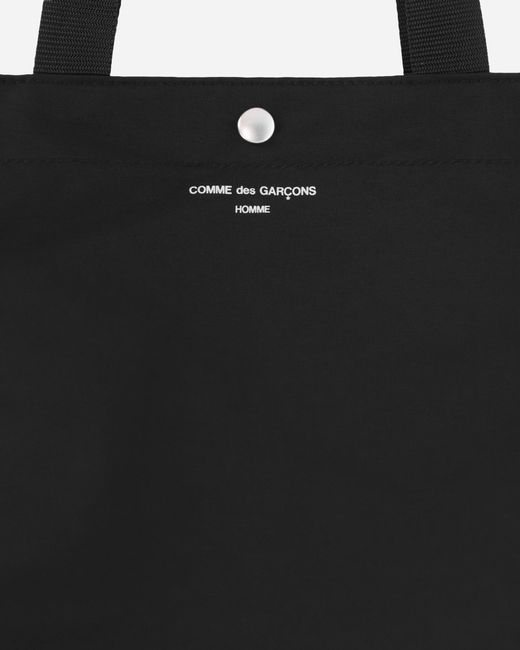 Comme des Garçons Black Logo Tote Bag for men