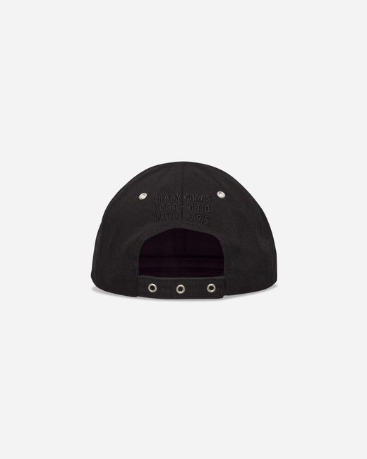 DIARY 1999 Black Eyelet Cap for men