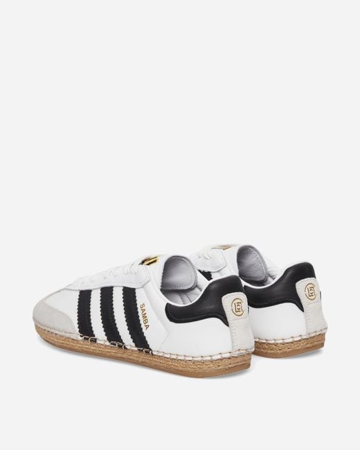 Adidas White Clot By Edison Chen Samba Sneakers Cloud Core