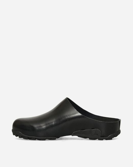Roa Black Fedaia Clogs for men