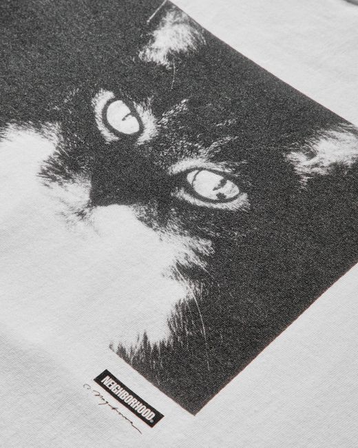 Neighborhood Gray Men S Osamu Nagahama Ss-2 T-shirt for men
