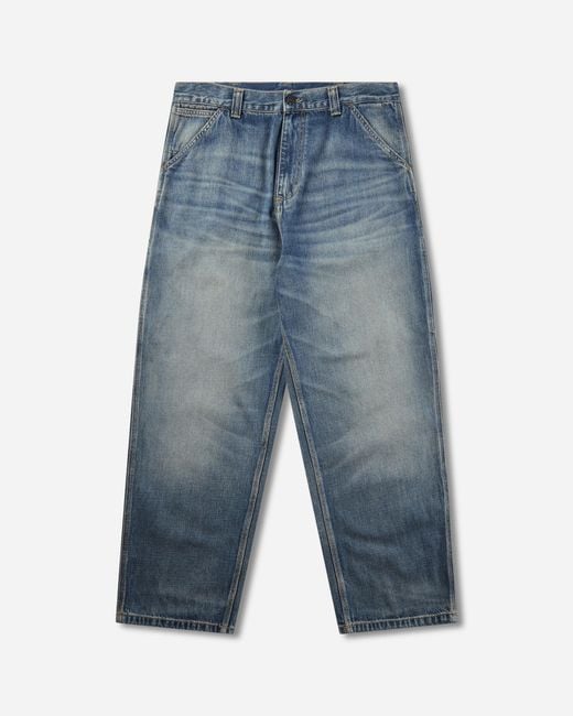 Carhartt Blue S Og Single Knee Pants (Worn Used Wash) for men