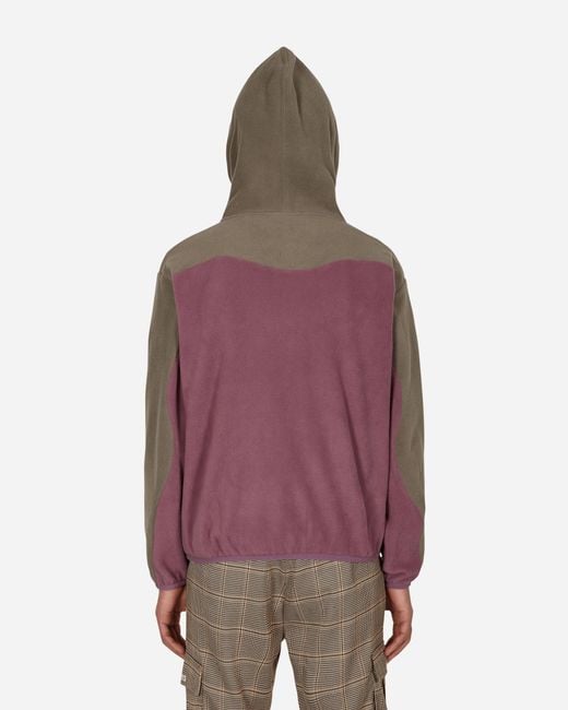 Pleasures Purple Whiskey Zip Hoodie for men
