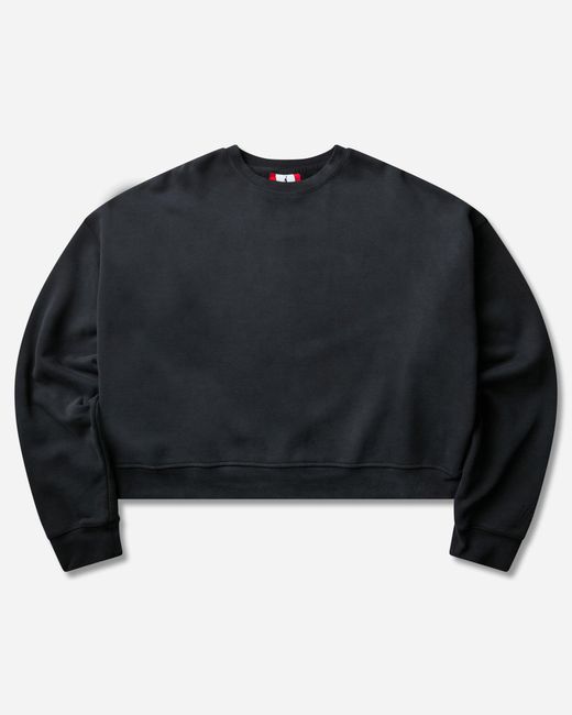 Nike Blue Men S In1house Crop Crewneck Sweatshirt for men