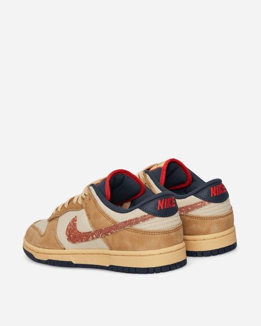 Nike Brown Dunk Low Sneakers Sand Drift Wheat for men