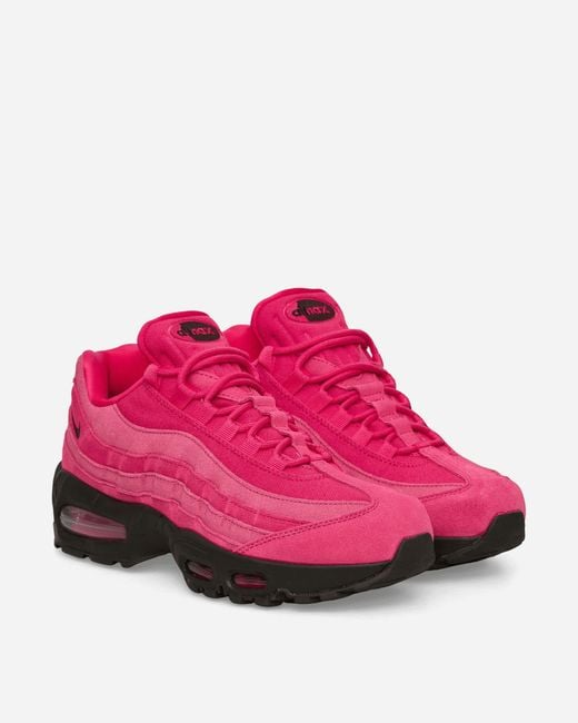 Nike Pink Air Max 95 Sneakers Fireberry for men