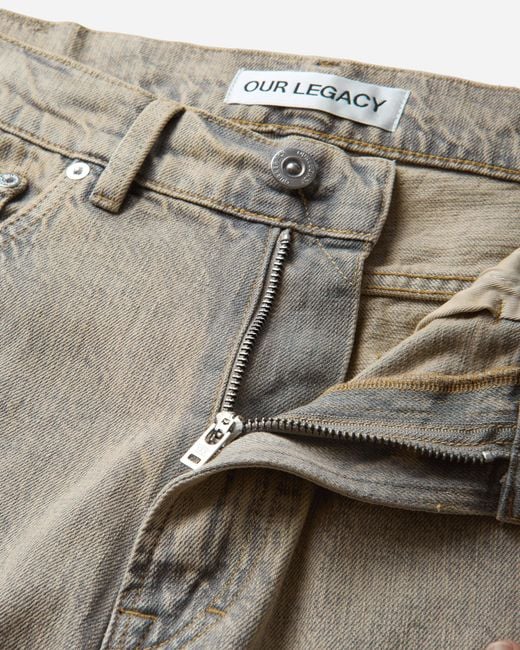 Our Legacy White S Third Cut Jeans Wolfpack Wash for men