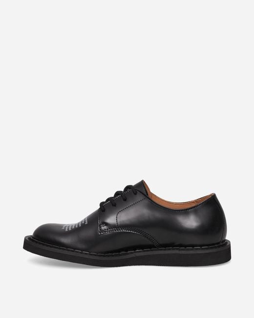 George Cox Black Undercover People Have The Power Derby Shoes for men