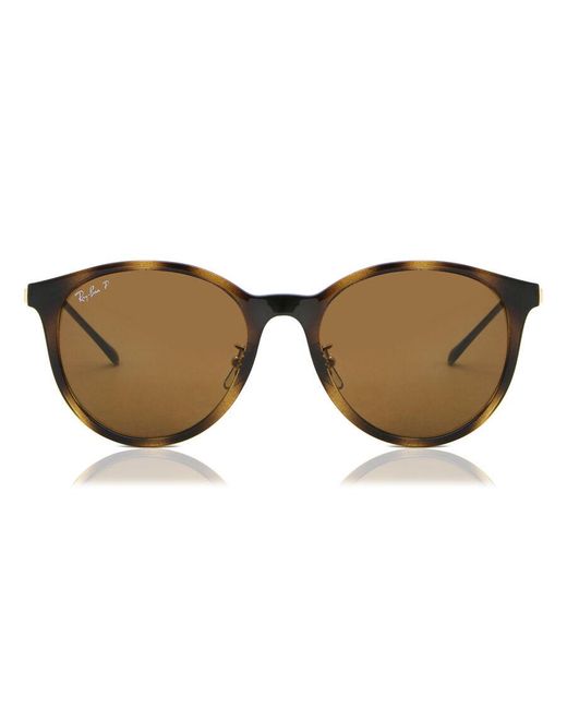 Ray-Ban Black Ray-Ban Rb4334D Asian Fit Polarized 710/83