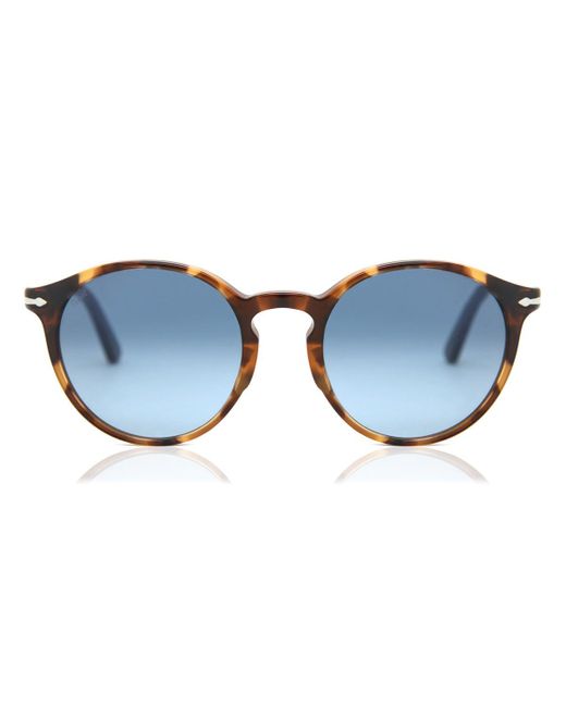 persol blue frame sunglasses