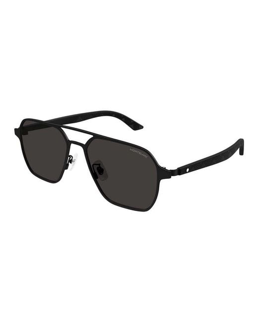 Montblanc Black Mb0360S Asian Fit 001 for men