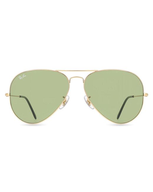 Ray-Ban Green Ray-Ban Rb3025 Aviator Large Metal 001/4E