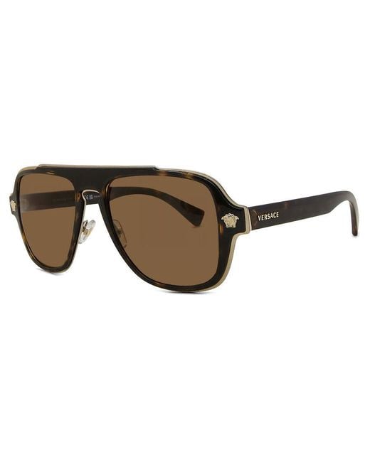 Versace Black Ve2199 Asian Fit Polarized 1252La for men