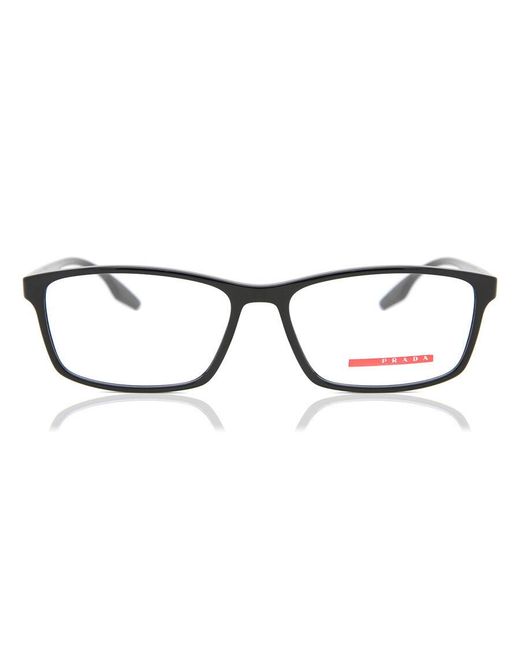 Prada Linea Rossa Black Ps04Mv 1Bo1O1 for men