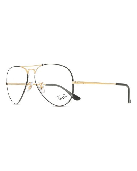 Ray-Ban Black Ray-Ban Rx6489 Aviator 3175