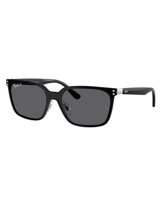 Ray-Ban Black Ray-Ban Rb3784D Asian Fit Polarized 003/81