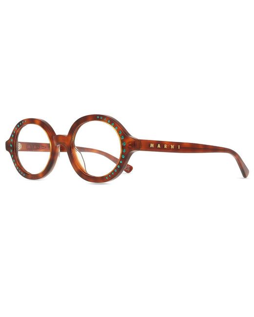 Marni Black Nakagin Tower Optical Cream Aqk