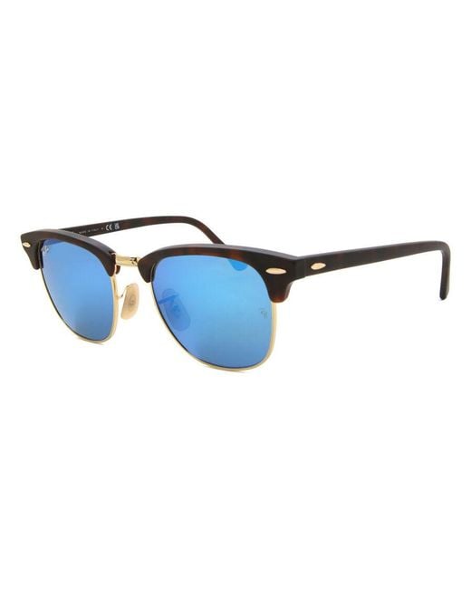 Ray-Ban Black Ray-Ban Rb3016/S Clubmaster Flash Lenses 114517