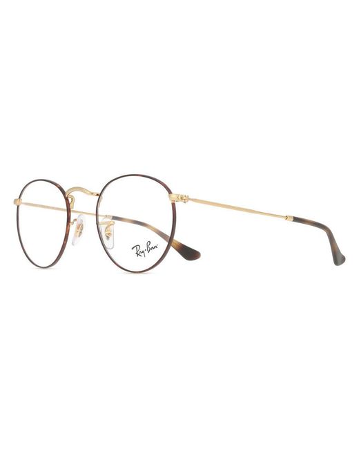 Ray-Ban Black Ray-Ban Rx3447V Round Metal 3188