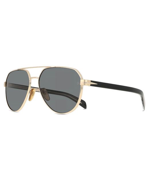 David Beckham Gray Db 1121/G/S Asian Fit Rhl/Ir for men
