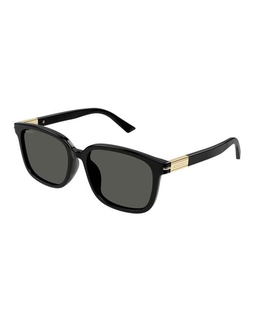 Gucci Black Gg1505Sk Asian Fit 001 for men