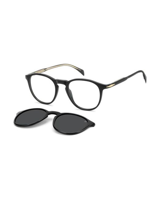 David Beckham Black Db 1018/C With Clip-On 807/M9 for men