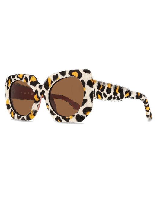 Marni Black Jellyfish Lake Delacouri Leopard 0Zt