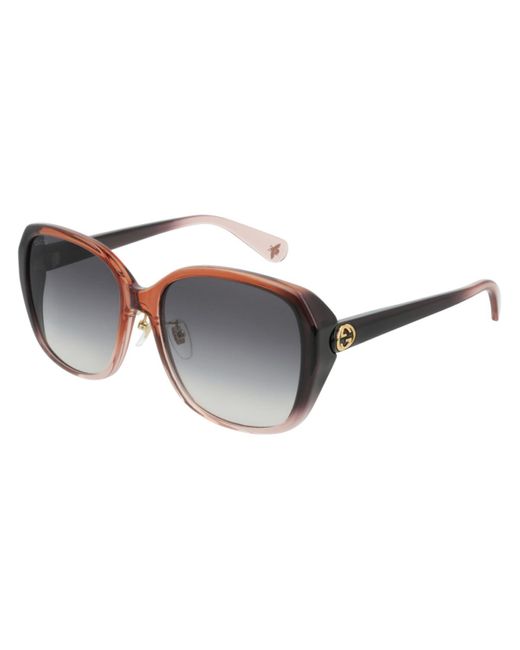 gucci grey gradient round sunglasses