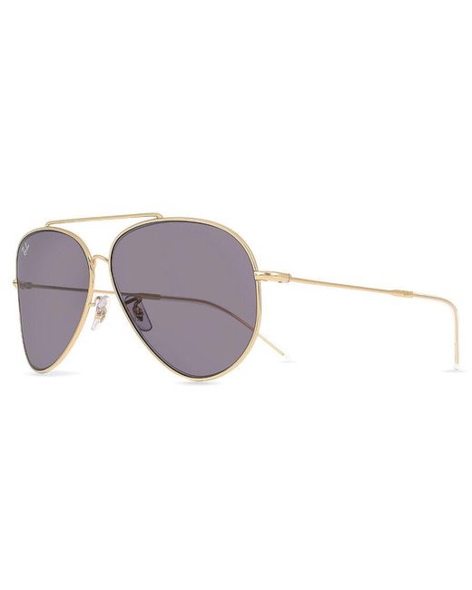 Ray-Ban Purple Ray-Ban Rbr0101S Aviator Reverse 001/1A