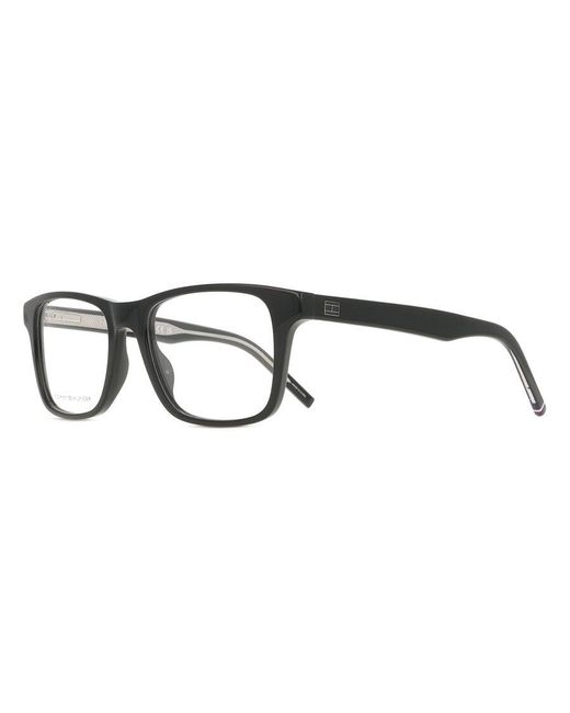 Tommy Hilfiger Black Th 2075 807 Optical Frames Bio-Cecid Squared for men