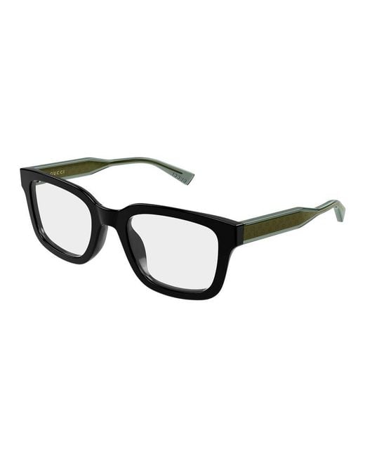 Gucci Black Gg2071Ol Asian Fit 001 for men