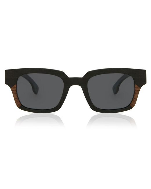 SmartBuy Collection Black Oh My Woodness! Alder Polarized Ws319-Sp-A12-01