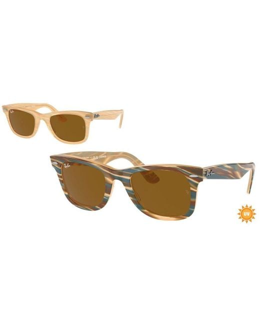 Ray-Ban Black Ray-Ban Rb2140F Wayfarer Asian Fit 140833