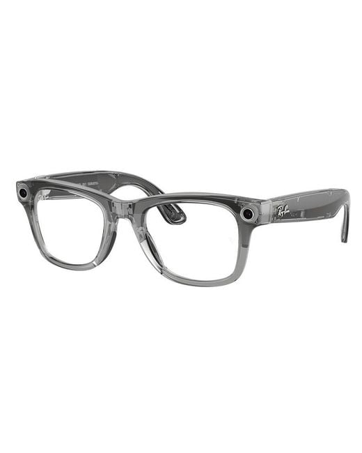 Ray-ban Meta Black Rw4012 Square 6840Mf