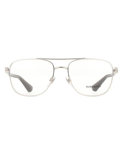Burberry Black Be1396 1005 Optical Frames Metal Pilot Normal for men
