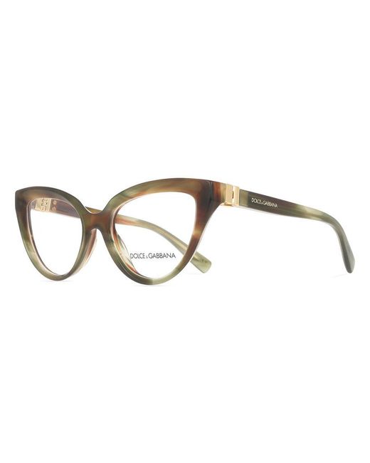 Dolce & Gabbana Black Dg3414 3446 Optical Frames Acetate Cat Eye Normal
