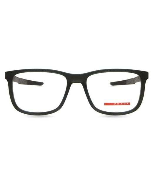Prada Linea Rossa Black Ps07Ov 13C1O1 for men