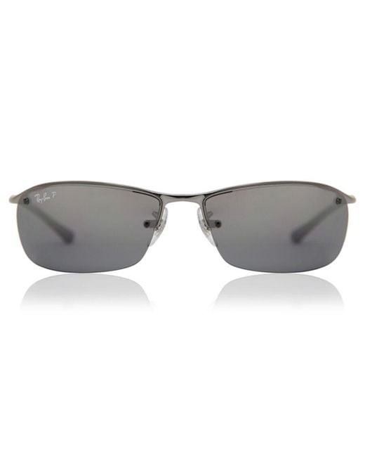 Ray-Ban Black Ray-Ban Rb3183 Top Bar 004/82 for men