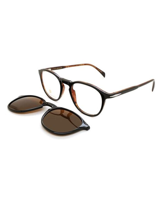 David Beckham Black Db 1018/C With Clip-On 05K/Sp for men